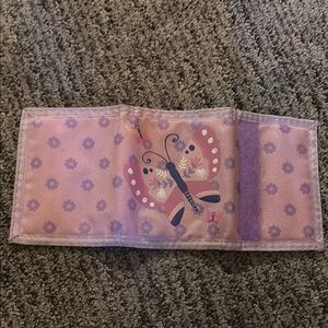 Pink Butterfly Kids Wallet
